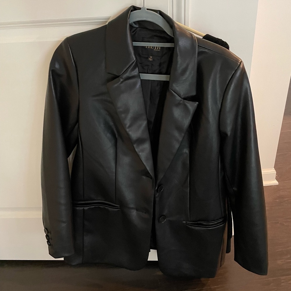 Leather Blazer